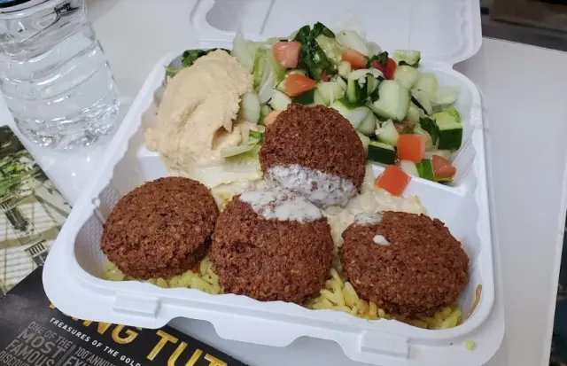 Null Falafel/ Plates at FalafelKing - Summer St, Boston MA